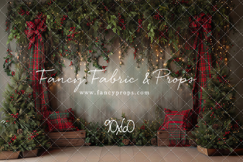 Evergreen Tartan Nook - With Sweep Option