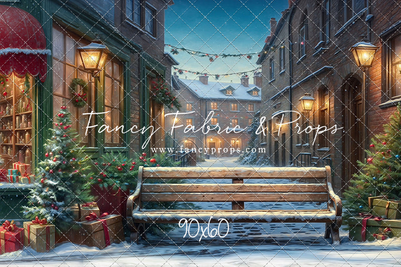 Festive Holiday Avenue - with Sweep Option