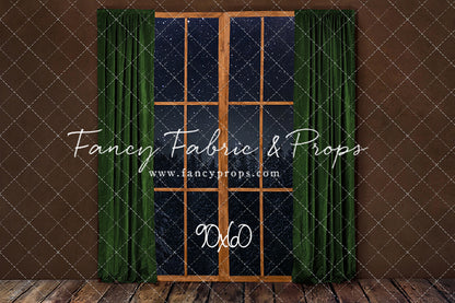 Fireside Evergreen Window