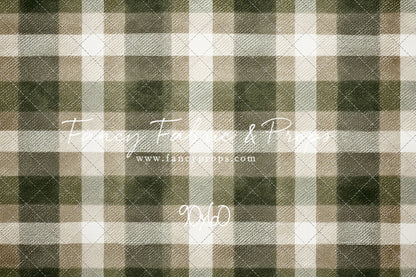 Frosted Pine Plaid - With Sweep Option
