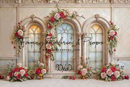 Gilded Holiday Windows - with Sweep Option