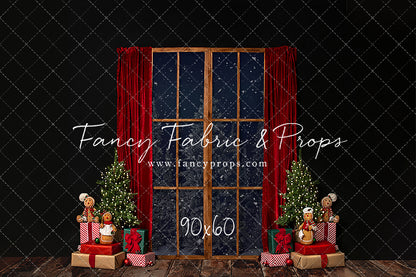 Gingerbread Mantle Window