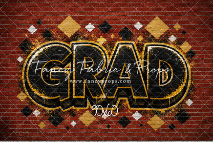 Gold & Black Grad - With Sweep Option