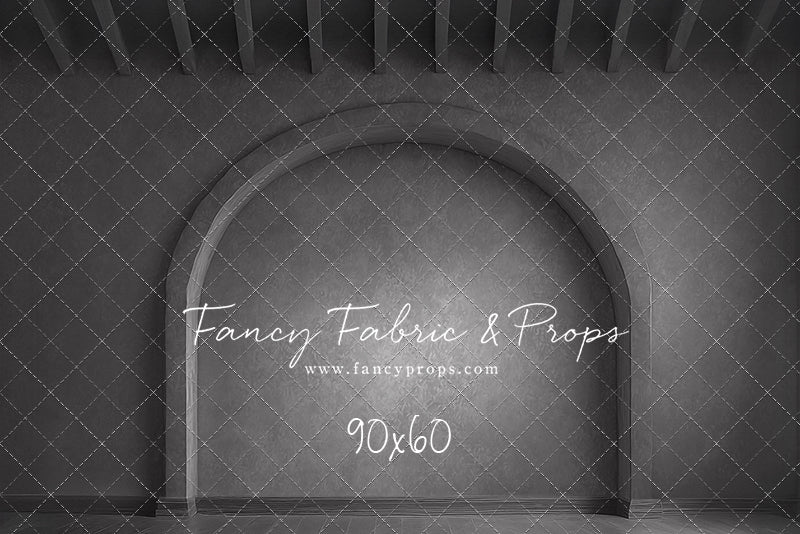 Gothic Gray Archway - Wood Floor - With Sweep Option