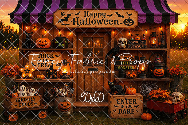 Haunted Harvest Stand - with Sweep Option