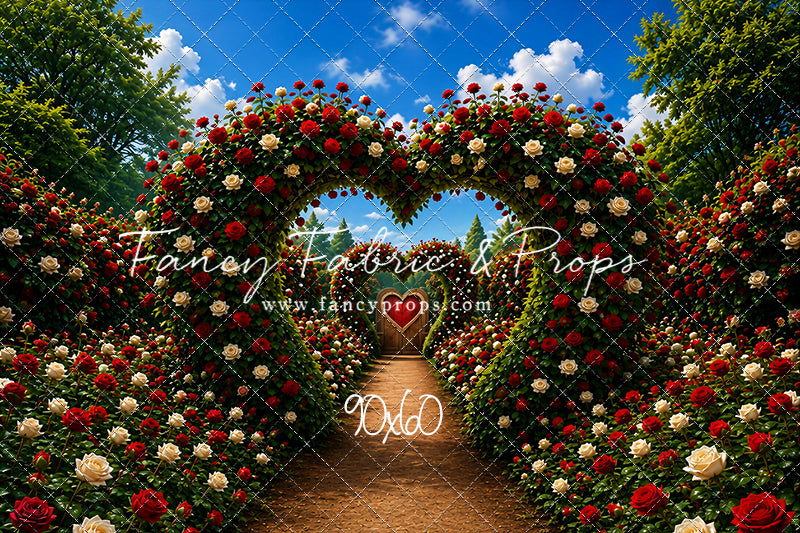 Heart Shaped Garden - With Sweep Option