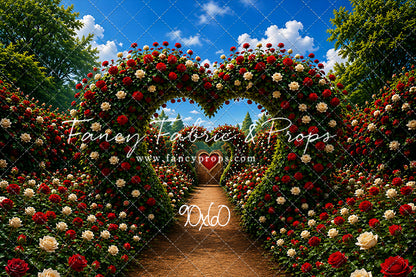 Heart Shaped Garden - With Sweep Option