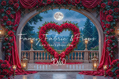 Heart of Roses - With Sweep Option