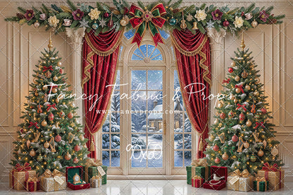 Holiday Window Elegance - with Sweep Option