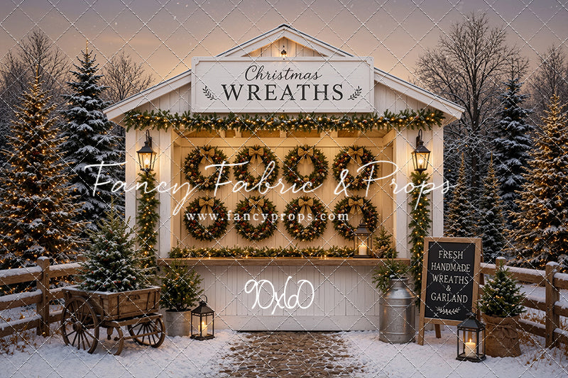 Holly Wreath Stand - with Sweep Option