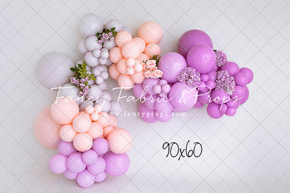 Pretty Magenta Magic Balloon Arch