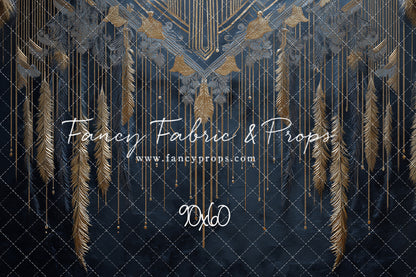 Midnight Feather Cascade - With Sweep Option