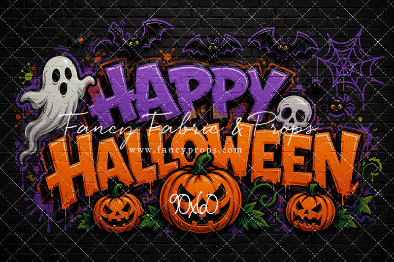 Midnight Graffiti Halloween - With Sweep Option