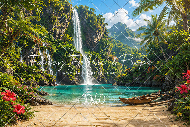 Moana's Waterfall - With Sweep Option