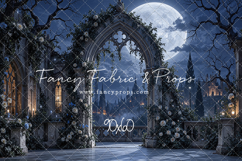 Moonlit Gothic Garden - with Sweep Option