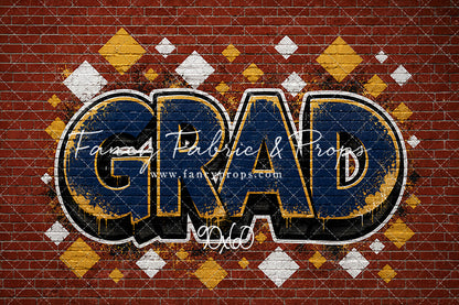 Navy & Gold Grad - With Sweep Option