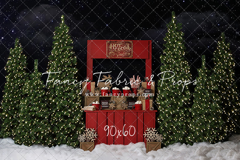 Nighttime Cocoa Stand