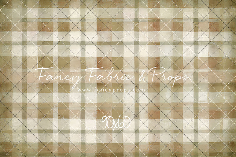 Oatmilk Plaid - With Sweep Option