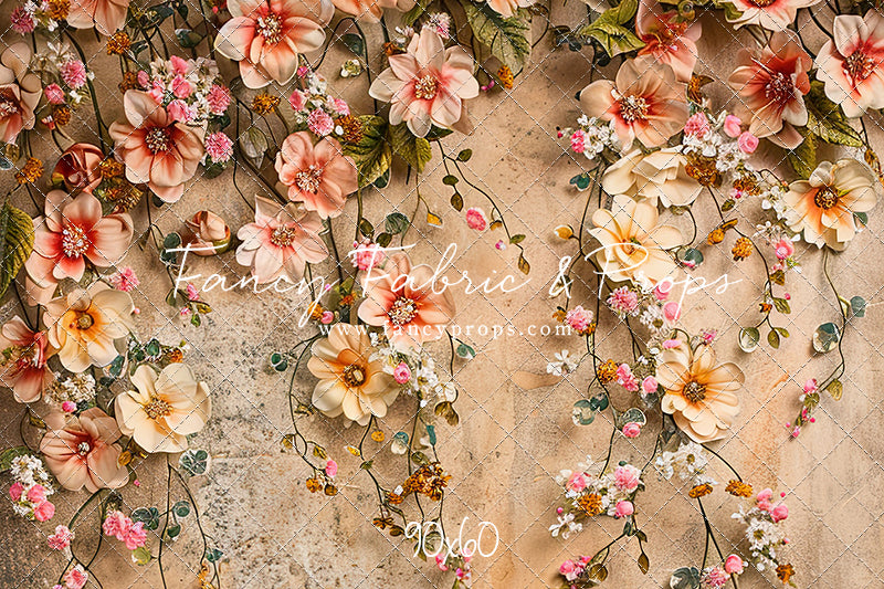 Painted Floral Peach