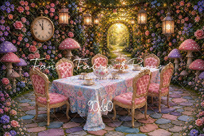 Pastel Tea Party - With Sweep Option
