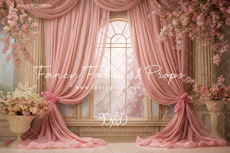 Pink Blossom Parlor - With Sweep Option