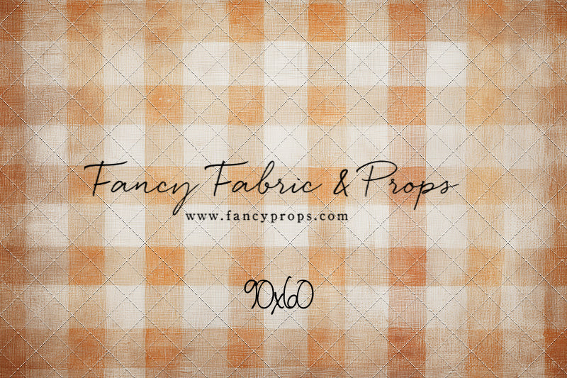 Pumpkin Patch Plaid - With Sweep Option