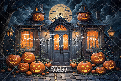 Pumpkin Path to Haunted Manor - With Sweep Option