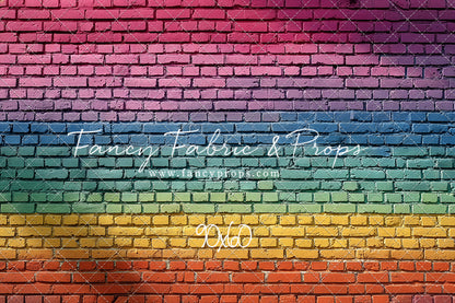 Rainbow Riot Brick - With Sweep Option