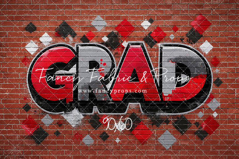 Red, Black & Gray Grad - With Sweep Option