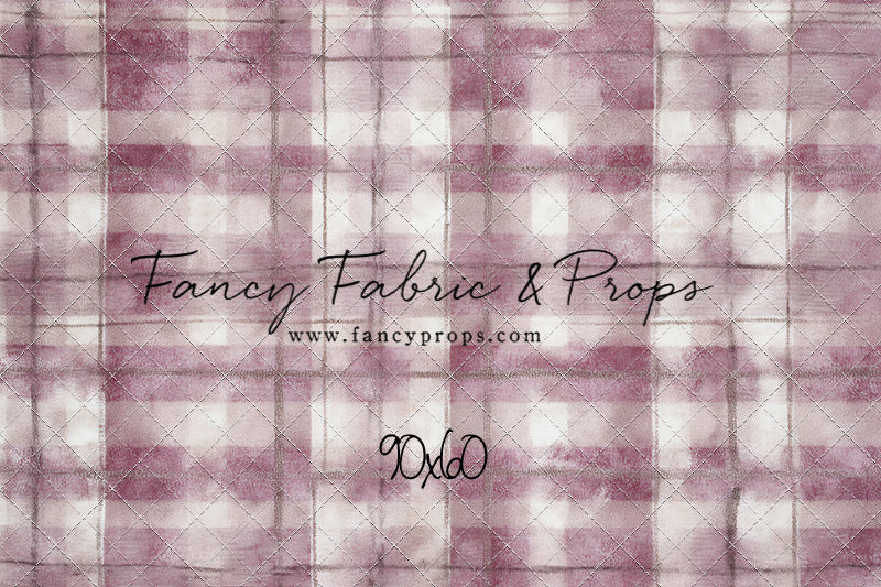Rose Mist Plaid - With Sweep Option