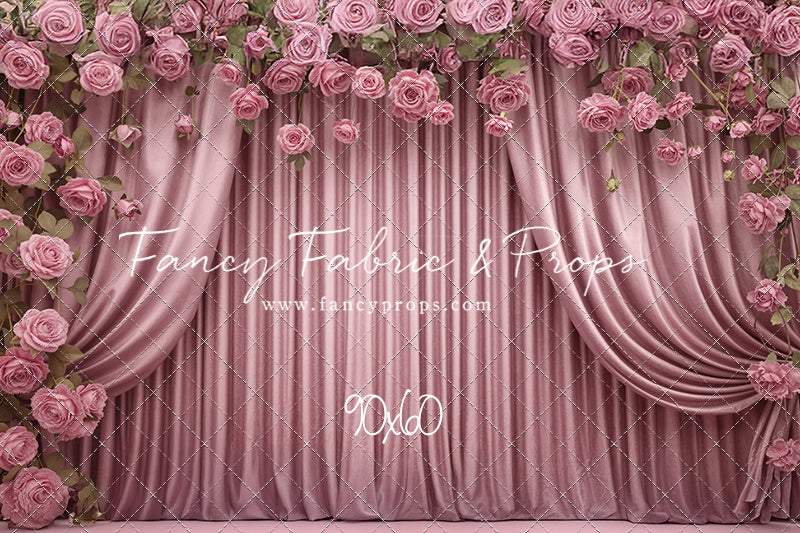 Rose Petal Curtain - With Sweep Option