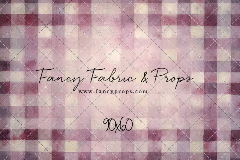 Rose Quartz Plaid - With Sweep Option
