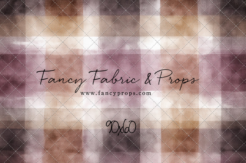 Rustic Plum Plaid - With Sweep Option