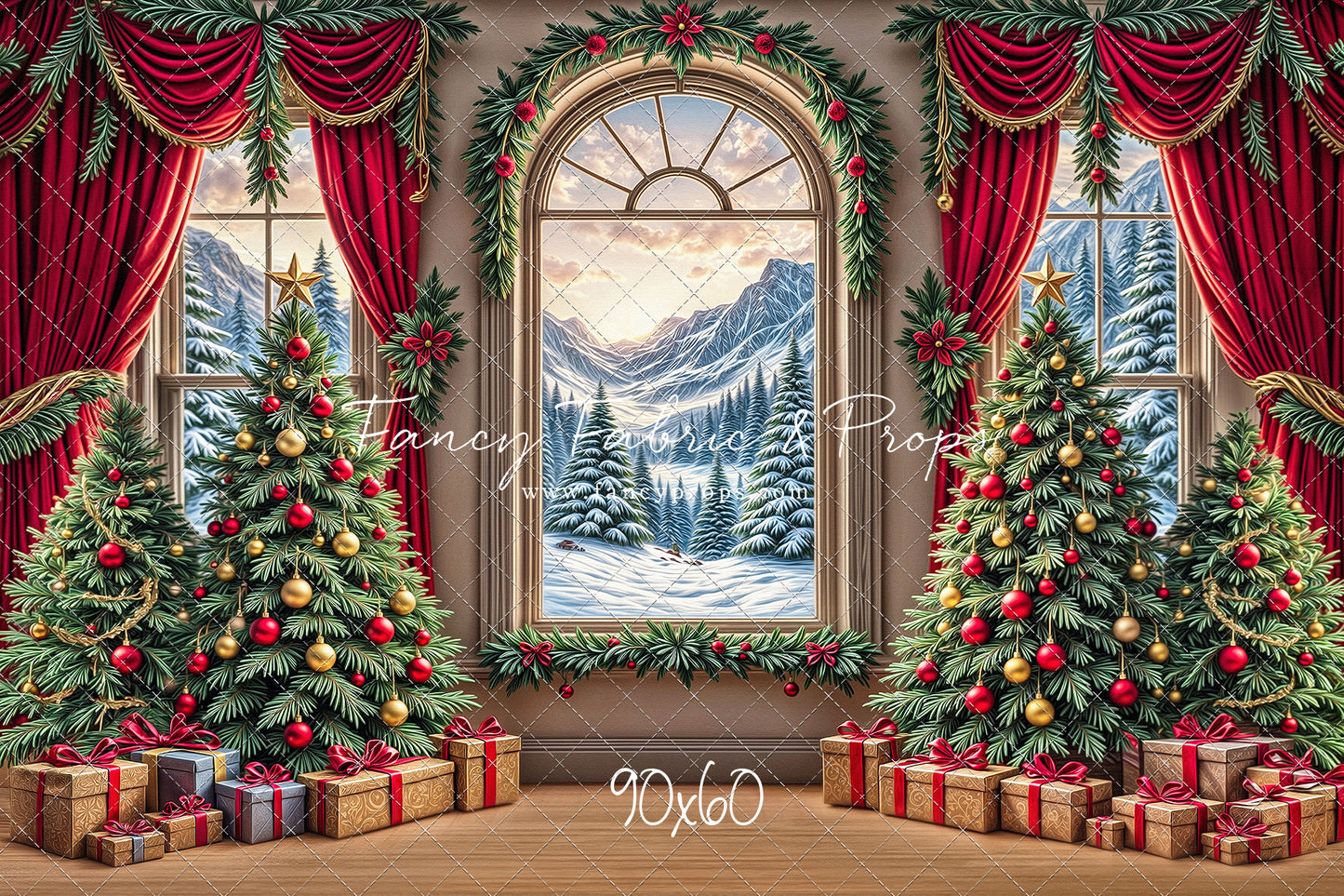 Snowfall Symphony Room - with Sweep Option