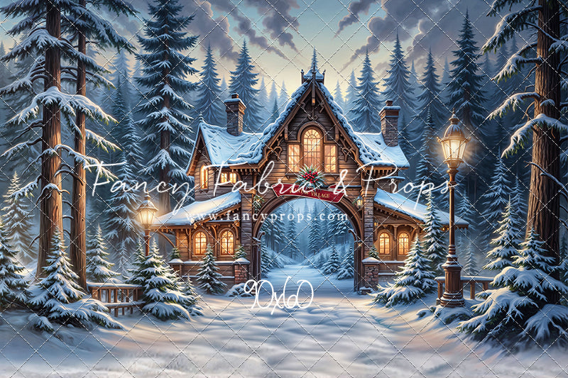 Santa's Village Entrance - With Sweep Option