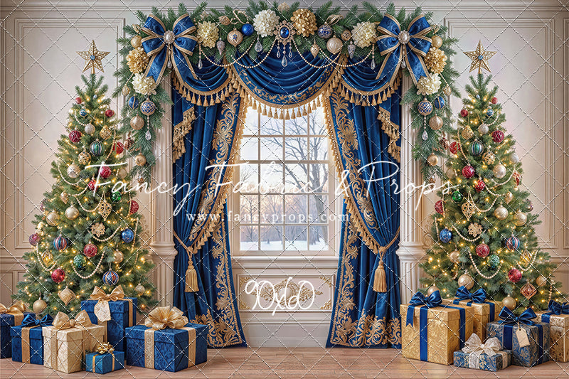 Sapphire & Gold Christmas - with Sweep Option