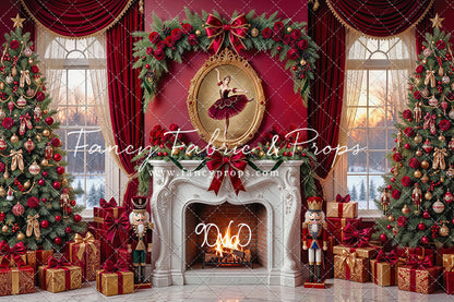 Scarlet Ballerina Christmas - with Sweep Option