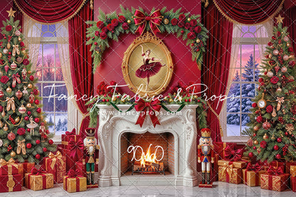 Scarlet Ballerina Christmas Room - with Sweep Option