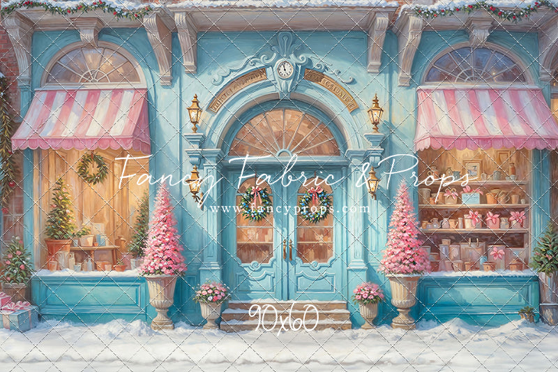 Snow-Kissed Winter Market - With Sweep Option