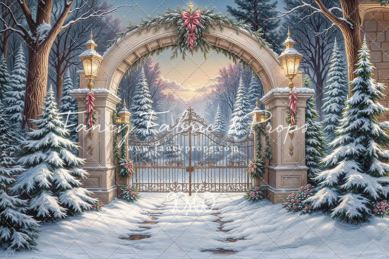 Snowfall At The Estate - with Sweep Option