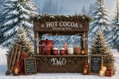 Snowflake Cocoa Station - With Sweep Option