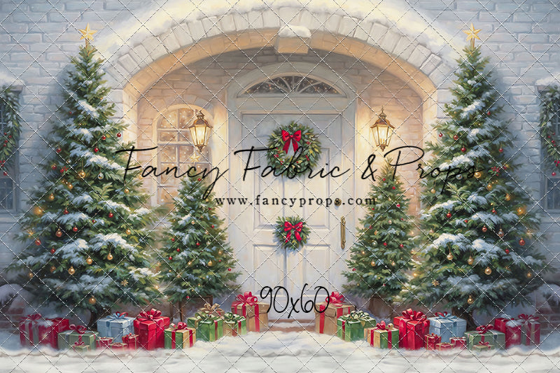 Snowy Doorstep Delight - With Sweep Option