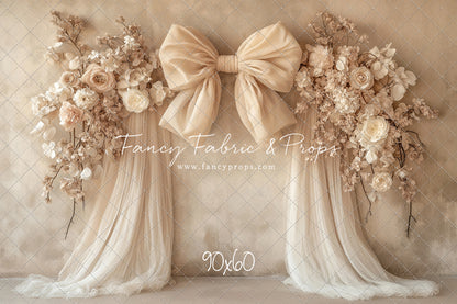 Soft Bow & Tulle - With Sweep Option