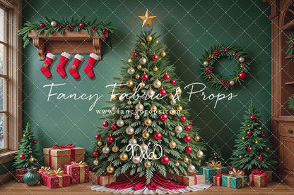 Stockings & Spruce - with Sweep Option