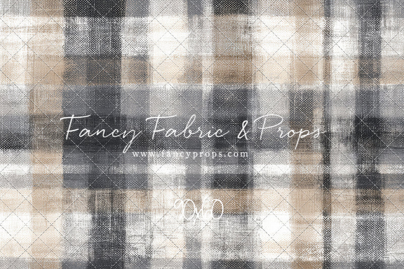 Stone & Sand Tartan - With Sweep Option