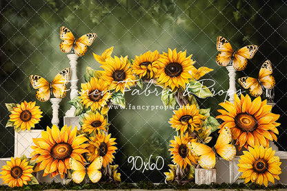 Sunny Flowers & Butterflies