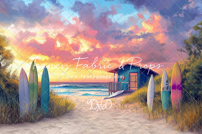 Sunset Surf Shack - With Sweep Option