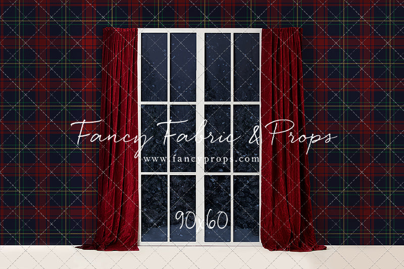 Tartan Traditional Mantle Window