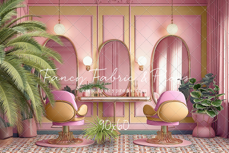 Teresa's Vanity - Tile Floor Option - With Sweep Option