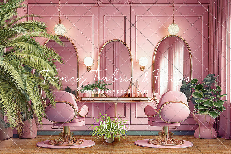 Teresa's Vanity - Wood Floor Option - With Sweep Option